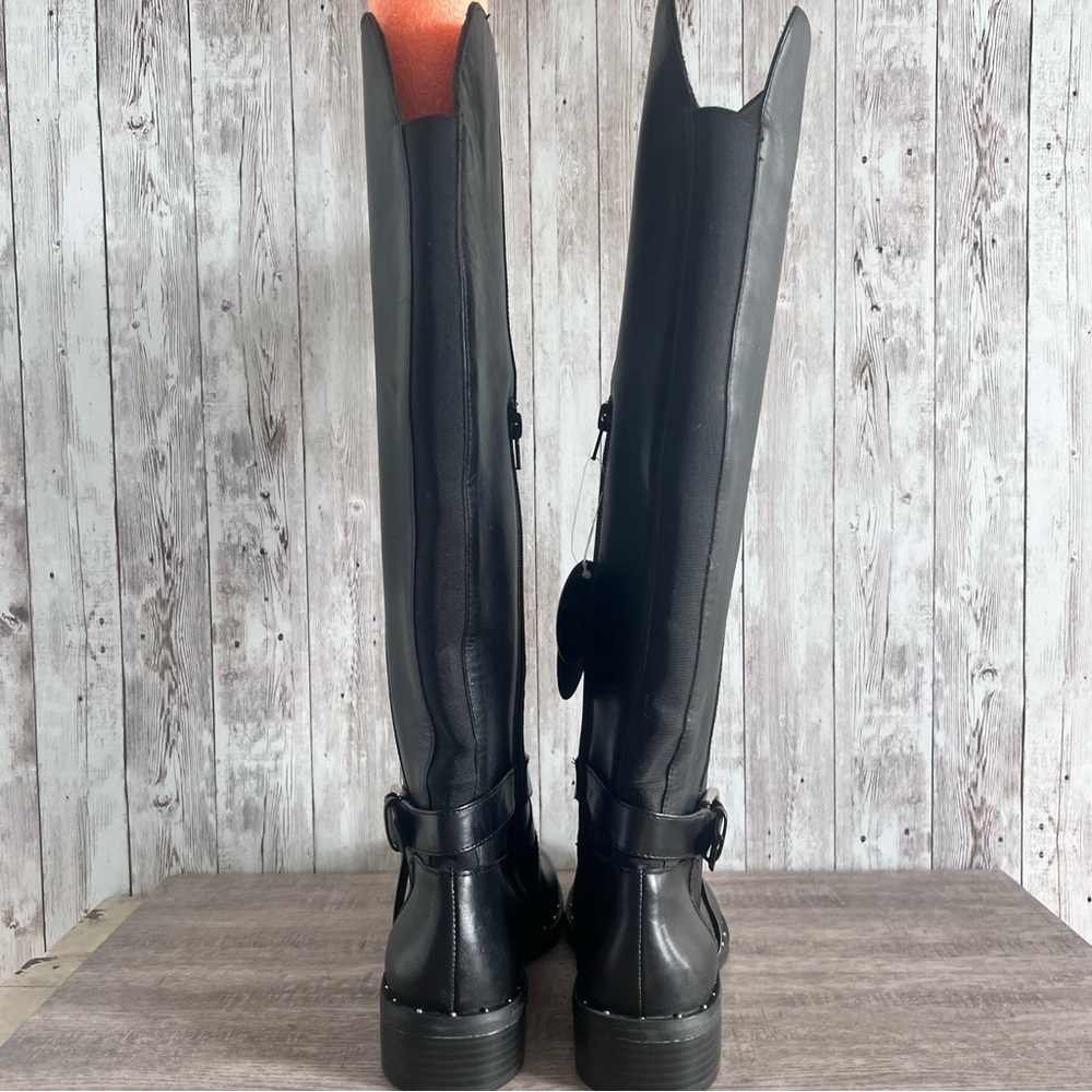 INC Women’s Tall Leather Riding Boots Size 7 - Picture 2 of 8